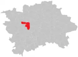 Location of Smíchov in Prague