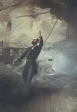 The Death of Arturo Prat on the Huascar