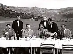 President of Yugoslavia Josip Broz Tito in Kovren in 1959