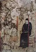 Preparing drinks, Mural from Tomb in Aohan, Liao Dynasty