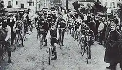 The first departure of the Volta a Catalunya, in Barcelona