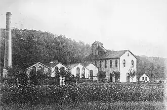 Same view with the new permanent installations.