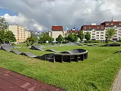 Pump track in Bělský Les