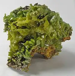 A pocket of crystals of pyromorphite from China