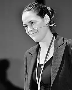 Britt Marie Hermes c. 2016, a former naturopathic doctor and major critic of naturopathic medicine[40]