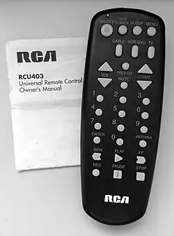 RCA Universal Remote RCU403, c. 2002–2003