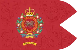 Regimental Guidon of the Royal Hong Kong Regiment (The Volunteers) (RHKR)