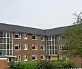 Halls of residence now known as Campbell Hall as seen in 2009. The building was originally built in the 1960s.