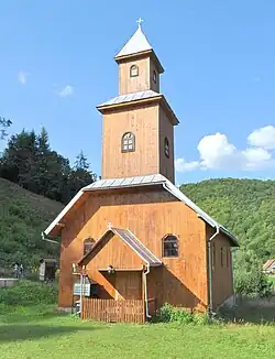 Wooden church in Scrind-Frăsinet