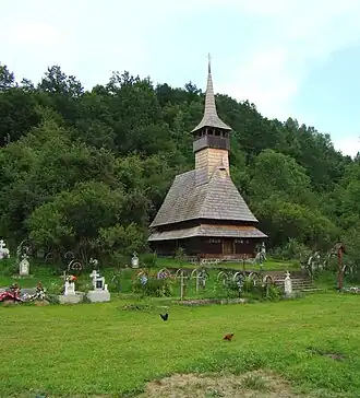 Wooden church in Cornești