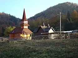 Wooden church in Ibănești-Pădure