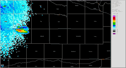 Looping radar imagery