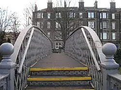 The old station footbridge