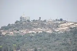 Ramat Gilad as seen from Nofim in 2015
