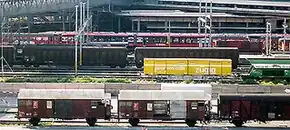 Image 68Goods station in Lucerne, Switzerland (from Rail transport)