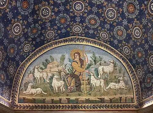 Mosaic in the Mausoleum of Galla Placidia, Ravenna, Italy, c. 425