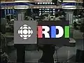 1995-era RDI logo from the first broadcast day (screenshot).