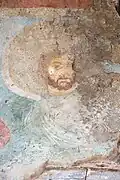 A damaged fresco