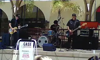 Reeve Oliver performing at San Diego State University, April 2007. Left to right: Sean O'Donnell, Brad Davis, and O.