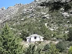 Refuge in La Pedriza that bears the name of Giner de los Ríos since its first construction in 1914.[42] Nature excursions were one of the innovative educational resources of the Institución Libre de Enseñanza.