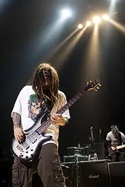 Fieldy performing in 2010