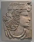 Relief of Amenhotep III, pharaoh of the Eighteenth Dynasty, wearing fillet crown