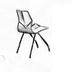 Diamond chair, 1957