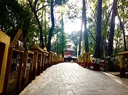Front view of Baglung Kalika Bhagawati Temple