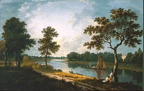 The Thames near Marble Hill, Twickenham, 1762