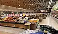 Produce section of the Rimi supermarket in Mega mall in Kaunas (2025).