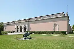 Main facade of the John and Mable Ringling Museum of Art
