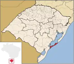 Location within Rio Grande do Sul