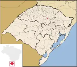 Location of Tio Hugo in Rio Grande do Sul