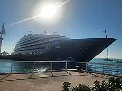 Ritz-Carlton Evrima docked on Pier B at Port of Key West.