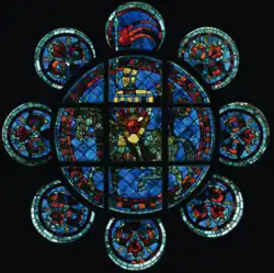 Stained Glass of Robert of Courtenay, Chartres Cathedral