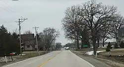 Looking west at Rogersville