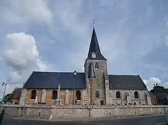 The church in Rougemontiers