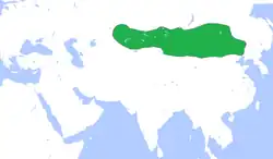 Rouran Khaganate c. 500