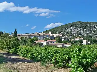 A view of the village of Rousset-les-Vignes