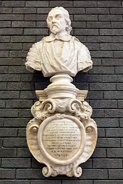 Bust of William Harvey at the Royal College of Physicians, London