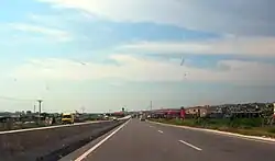 SH4 Highway towards Fier linking with A2 through the Fier Bypass