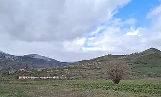 View of ruined state of Damirchilar village