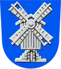 A former coat of arms of the municipality of Säkylä, Finland