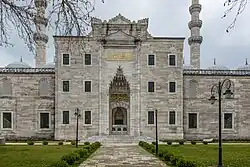 The main entrance to the courtyard (northwest side of the mosque)