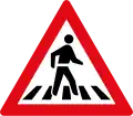 Pedestrian crossing ahead