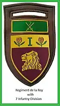 Regiment de la Rey 1st Battalion with 7 South African Infantry Division