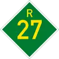 Provincial route R27 shield