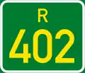 Regional route R402 shield