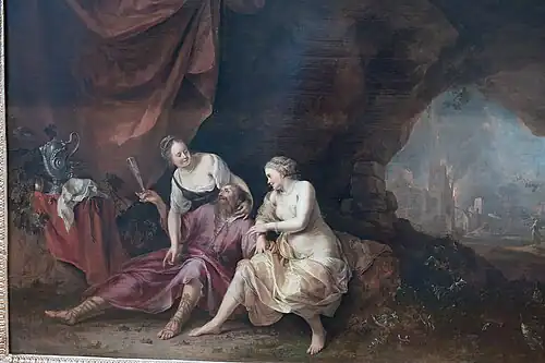 Dirck van der Lisse: Lot und seine Töchter