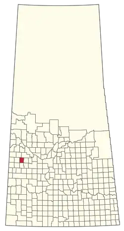 Location of the RM of Tramping Lake No. 380 in Saskatchewan